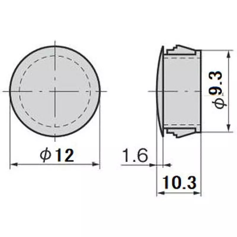 takigen-hole-plug-polyamide-6-pa6-ul94-v-2-white-cp-30n-hp-3-white