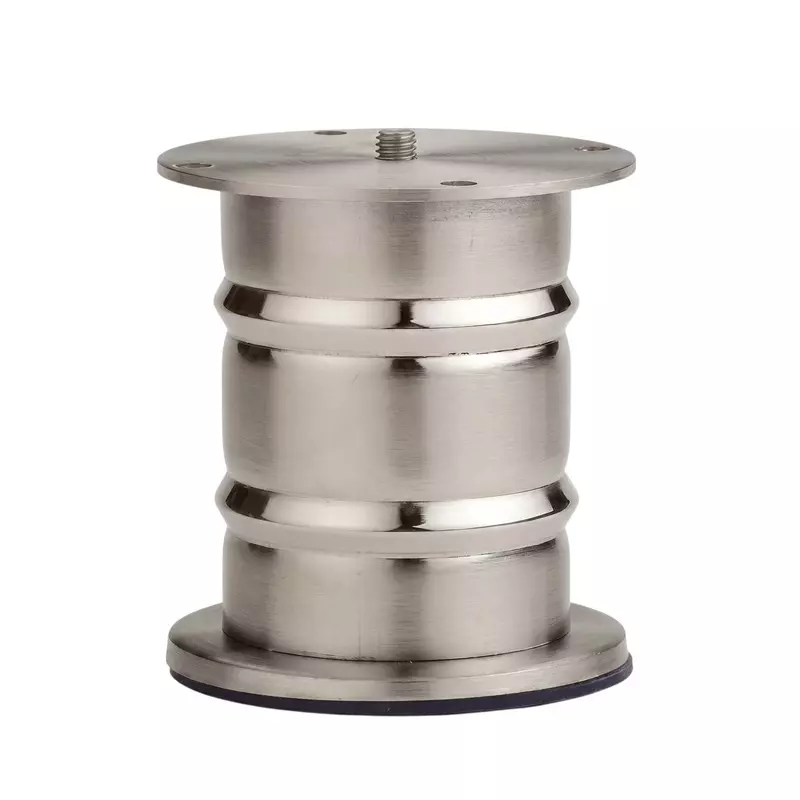 Paras EMBOSS RING Sofa Leg Round Shape 15.24 cm (6 inch) Height Two-Tone (T.T) Finish, NO. 90