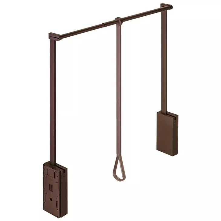 Hafele Wardrobe Lift 750-1100 mm Brown, 805.25.101