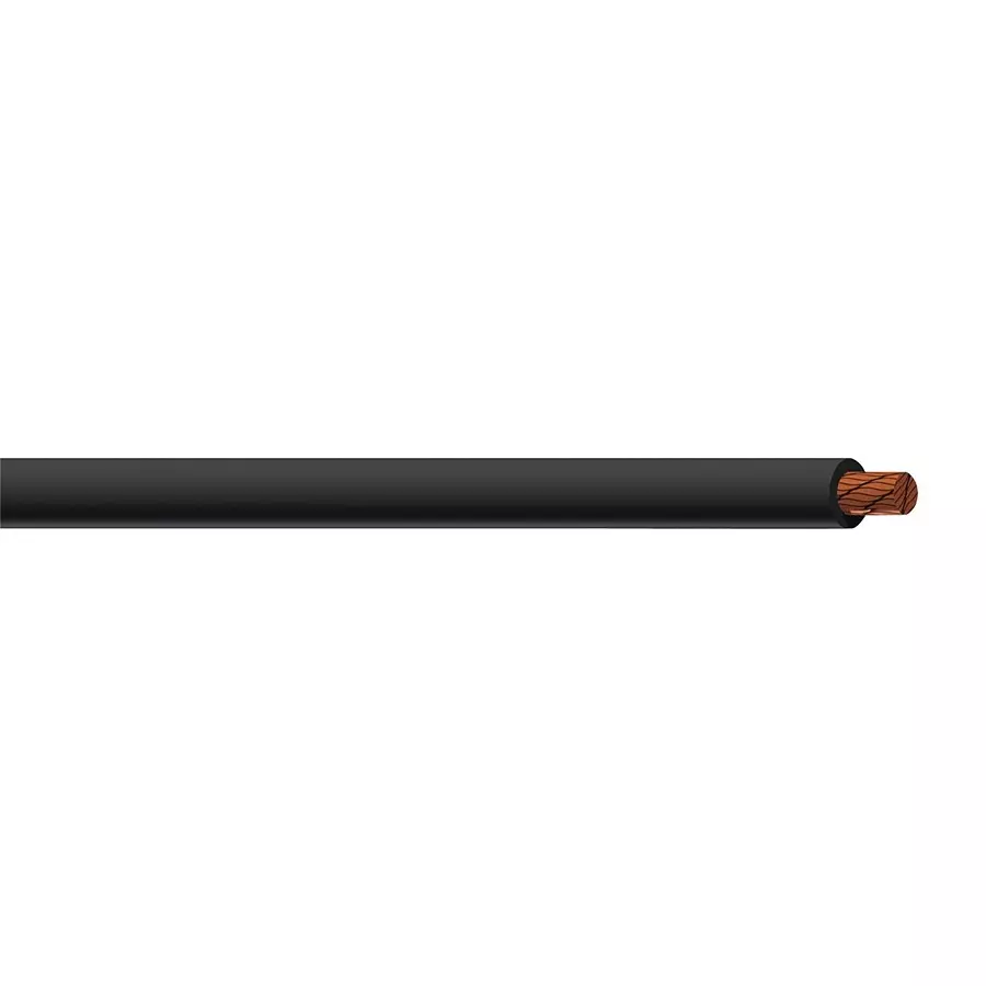 Staubli HOOK-UP WIRE, 9AWG, BLACK, 10M, 61.7612-100-21