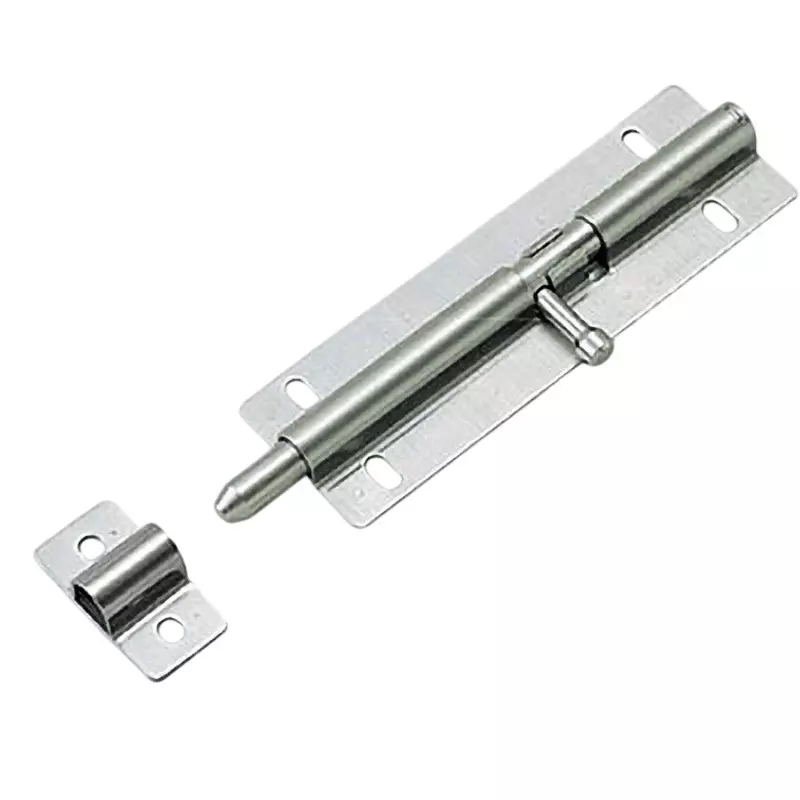 TAKIGEN Stainless Steel Round Drop Bolt Hairline Finish, C-1883-1