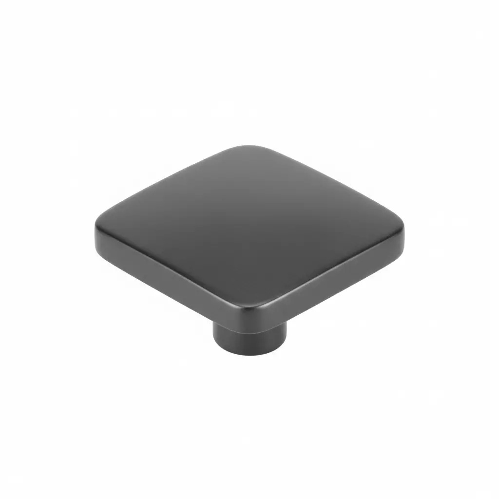 Altitude Knob-A Series Drawer Knob Small Size Metal Body Black Finish for Home & Office Furniture