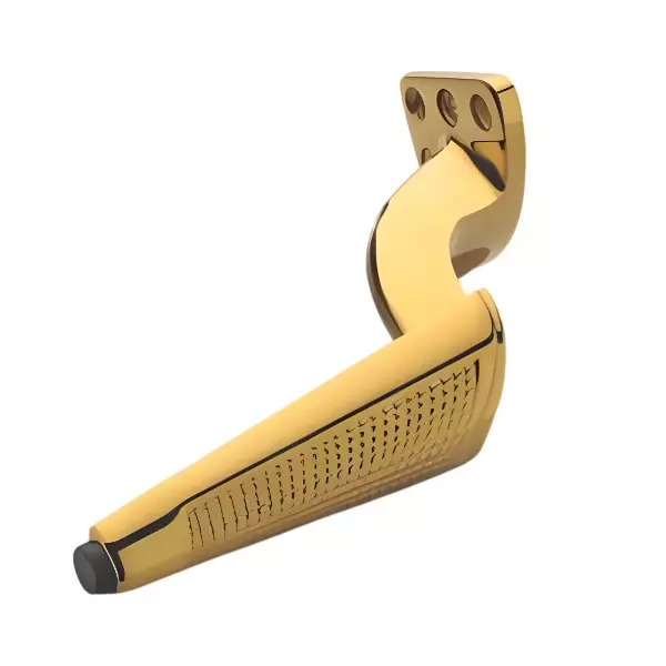 Altitude Sofa Leg Size 6 inch (152.4 mm) Metal Body PVD Gold/Matt Black Finish for Setting Proper Height of Furniture, R-92