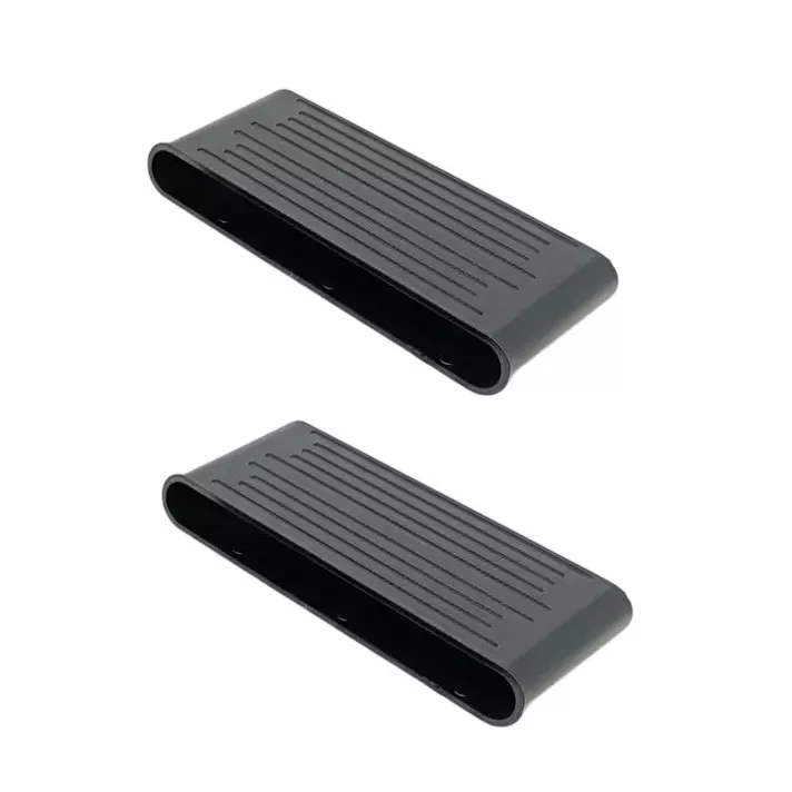 Ebco Housing for Recessed Hinge 35, Wood, Titanium Finish Plastic Body, RH35-HW (Set of 2)