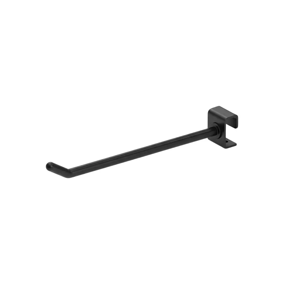 Ebco Mild Steel Rod Bracket Rectangular Shape Anthracite Finish and Size 250 mm for Horizontal Hanger, DSS-RHHB1