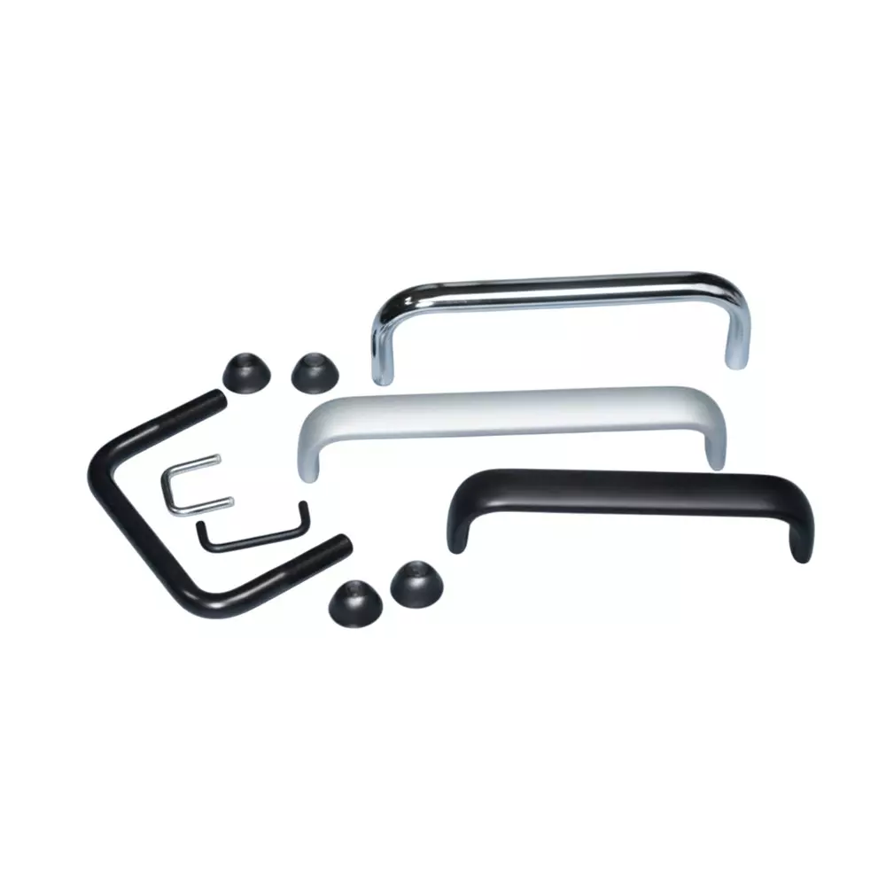 RAF ELECTRONIC HARDWARE Oval Internal Thread Handle Aluminum 101.6 mm Length, 8368-1032-A-24