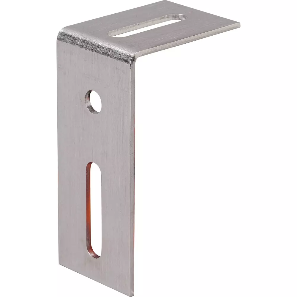 MonotaRO L-Shaped Bracket Made of Stainless Steel mass About 119 g wall thickness 3.0 mm Hole Diameter Φ9, (slot diameter) 8.5 x , 43709376