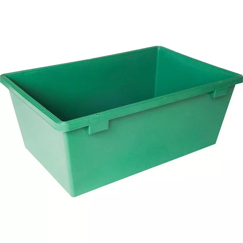 MonotaRO Plastic Boat Professional Green 127 L Capacity, 46524145