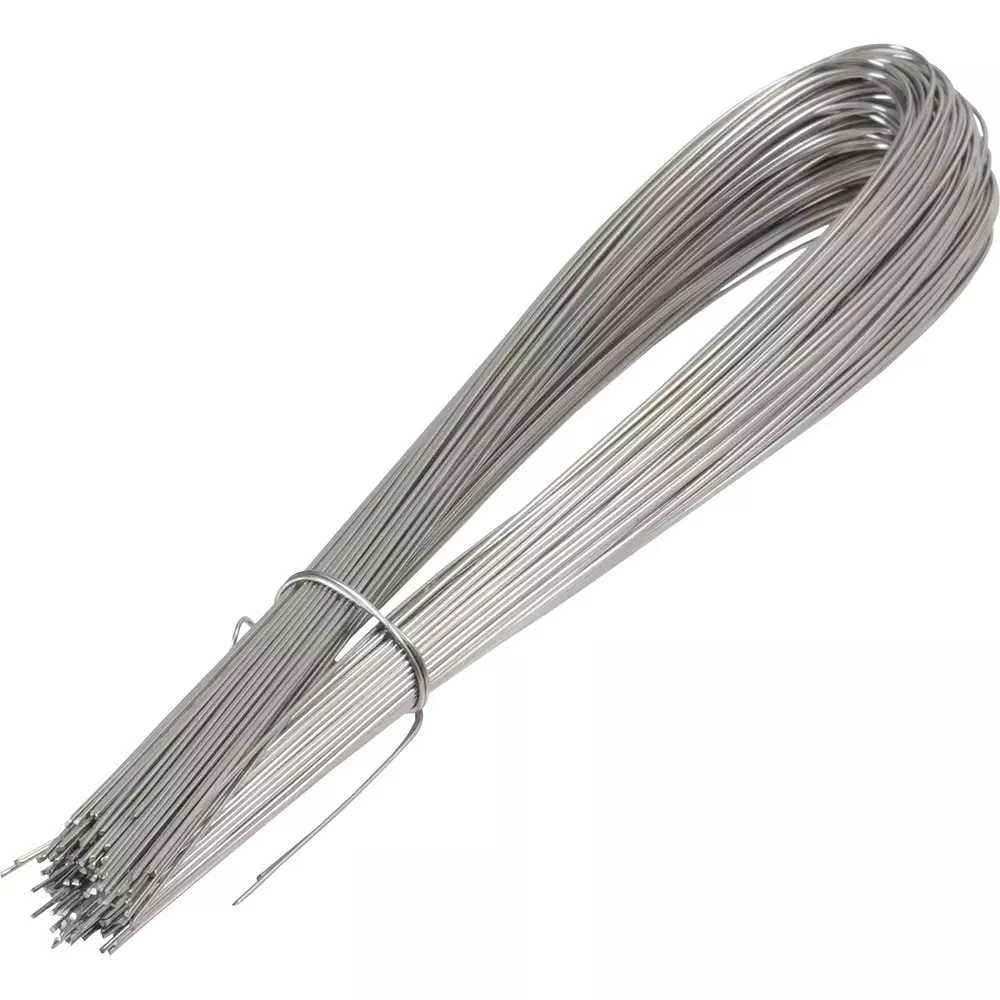 MonotaRO U-Hank Tie Wire Stainless Steel 450 mm Length, 21x450 (Pack of 110 Pcs)