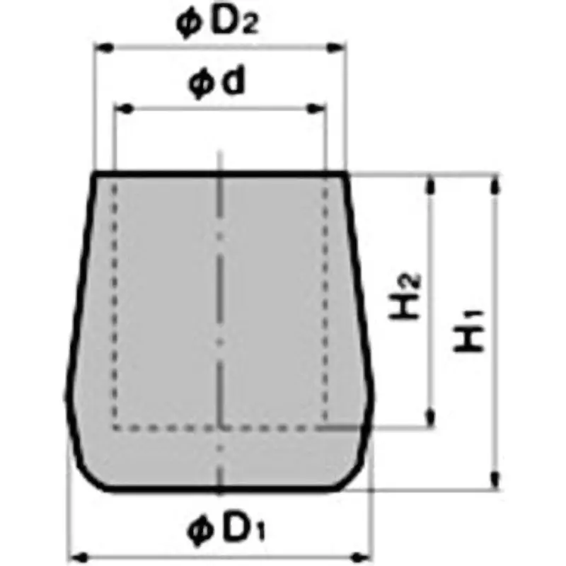 takigen-rubber-feet-for-flame-retardant-pipes-inner-diameter-24-epdm-24-mm-inner-diameter-c-31-2-ep-ul