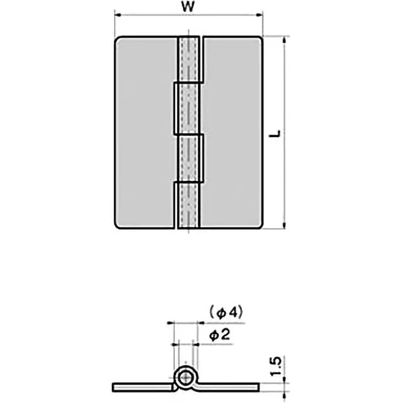 takigen-hinge-l40-x-w30-x-t15-stainless-steel-rod-sus304-bp-106-a-1-white