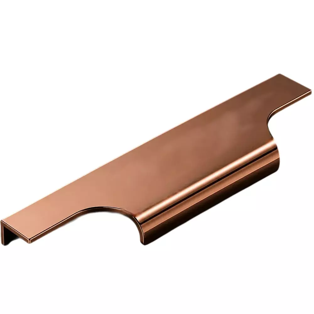 DM Locks 12 Inch (304.8 mm) Kitchen Profile Handle Stainless Steel Finish Type PVD Rose Gold, KP001