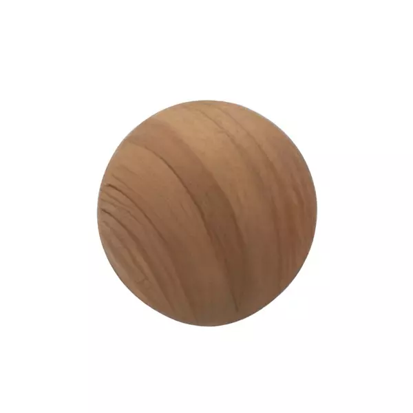Altitude Drawer Knob Ball Series Standard Size Metal Body Walnut Wood Finish for Home & Office Furniture