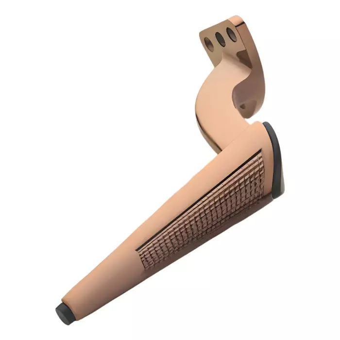 Altitude Sofa Leg Size 6 inch (152.4 mm) Metal Body PVD R.Gold/Matt Black Finish for Setting Proper Height of Furniture, R-92