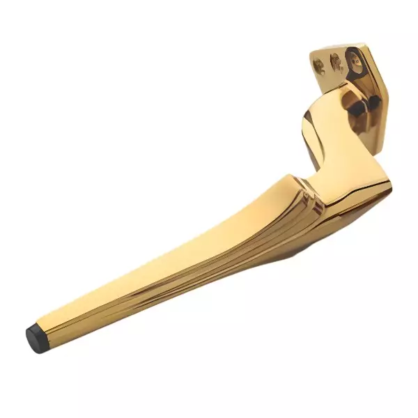 Altitude Sofa Leg Size 8 inch (203.2 mm) Metal Body PVD Gold Finish for Setting Proper Height of Furniture, R-93