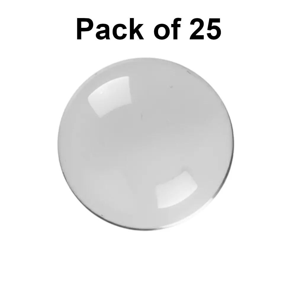 Ebco Cover Flat White Finish, Size 35 mm for Hinge, HHC35 (Pack of 25)