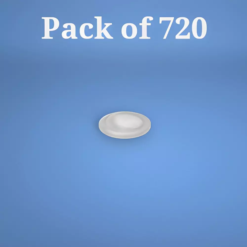 Ebco Bumper Clear Finish, Diameter 6.4 mm and Height 1.5 mm for Furniture, BS2-6 (Pack of 720)