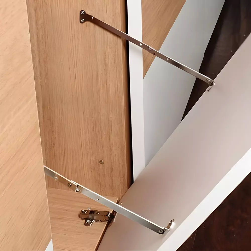 Ebco Lid Stay Electro Polished Finish, Stainless Steel 304 Body, LS1 (Set of 2)