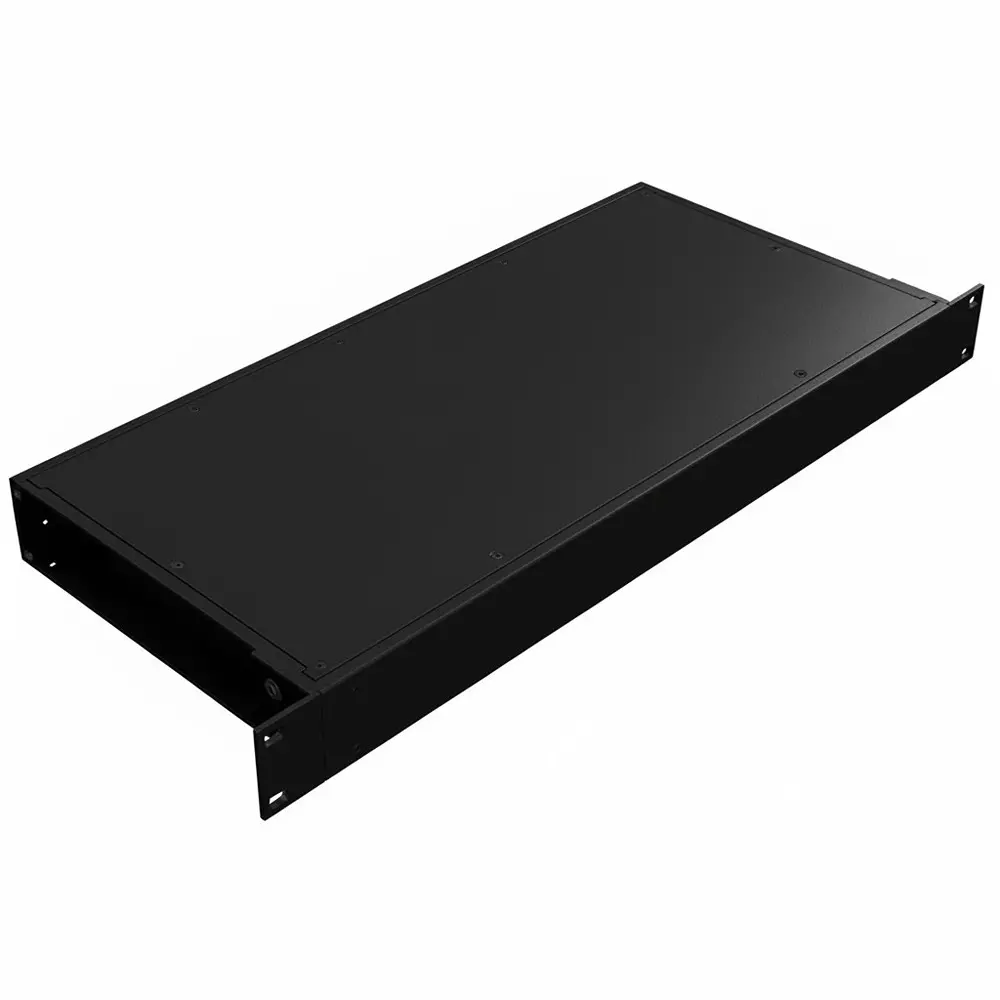 Hammond RM Series Rack Enclosures Instrument Type Aluminum Black, RM3U19BKFP