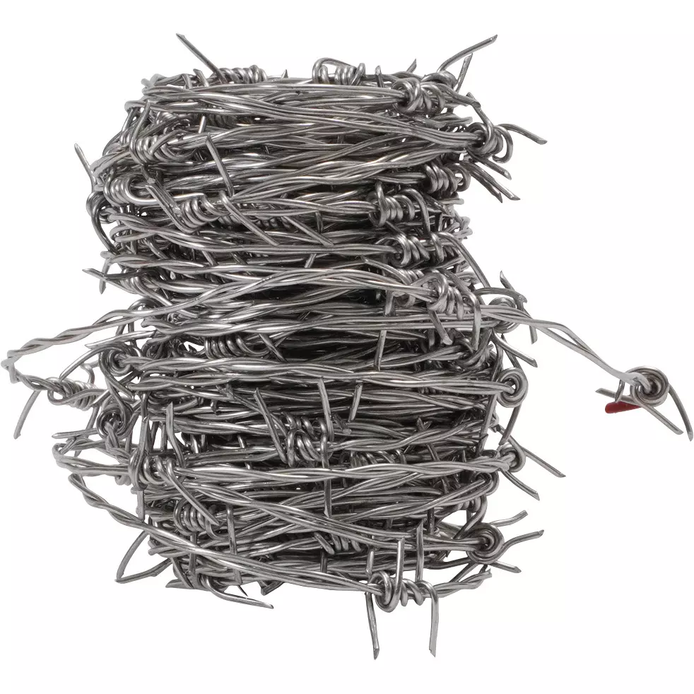 MonotaRO Stainless Steel Barbed Wire 20 m Length, 1.6x20