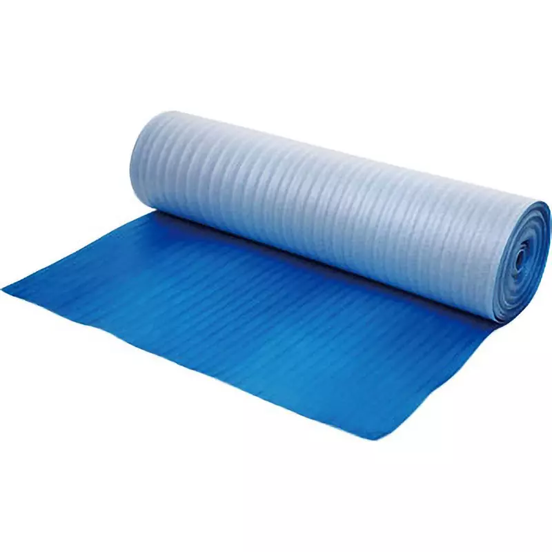 MonotaRO Cushion Foam Floor Protection Sheet Foam PE + PE film Blue 2 mm Thickness, t2.0X30mX2P (Set of 2 Pcs)