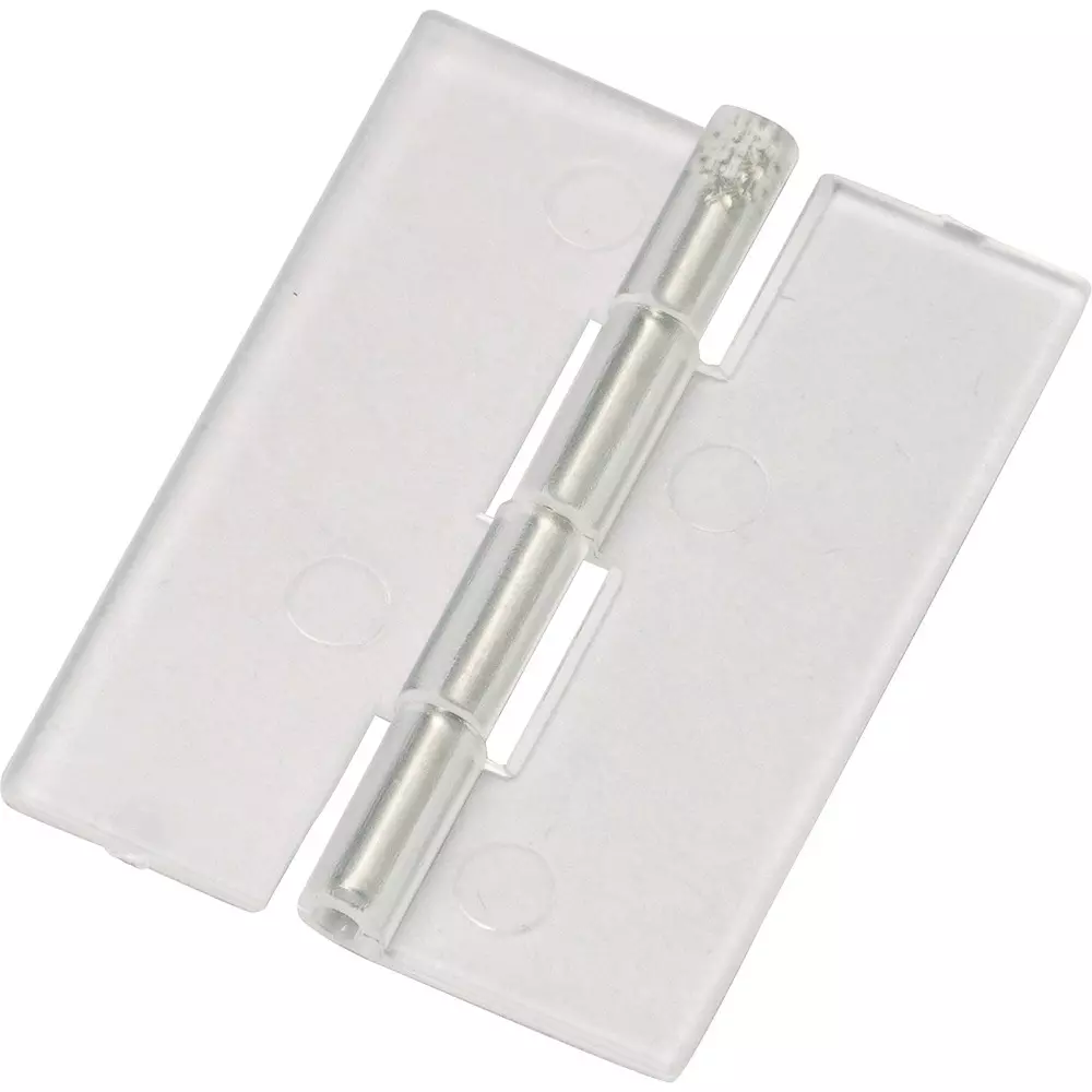 TAKIGEN Hinge (L40 X W30 X T1.5) Stainless Steel Rod (SUS304), BP-106-A-1-Clear