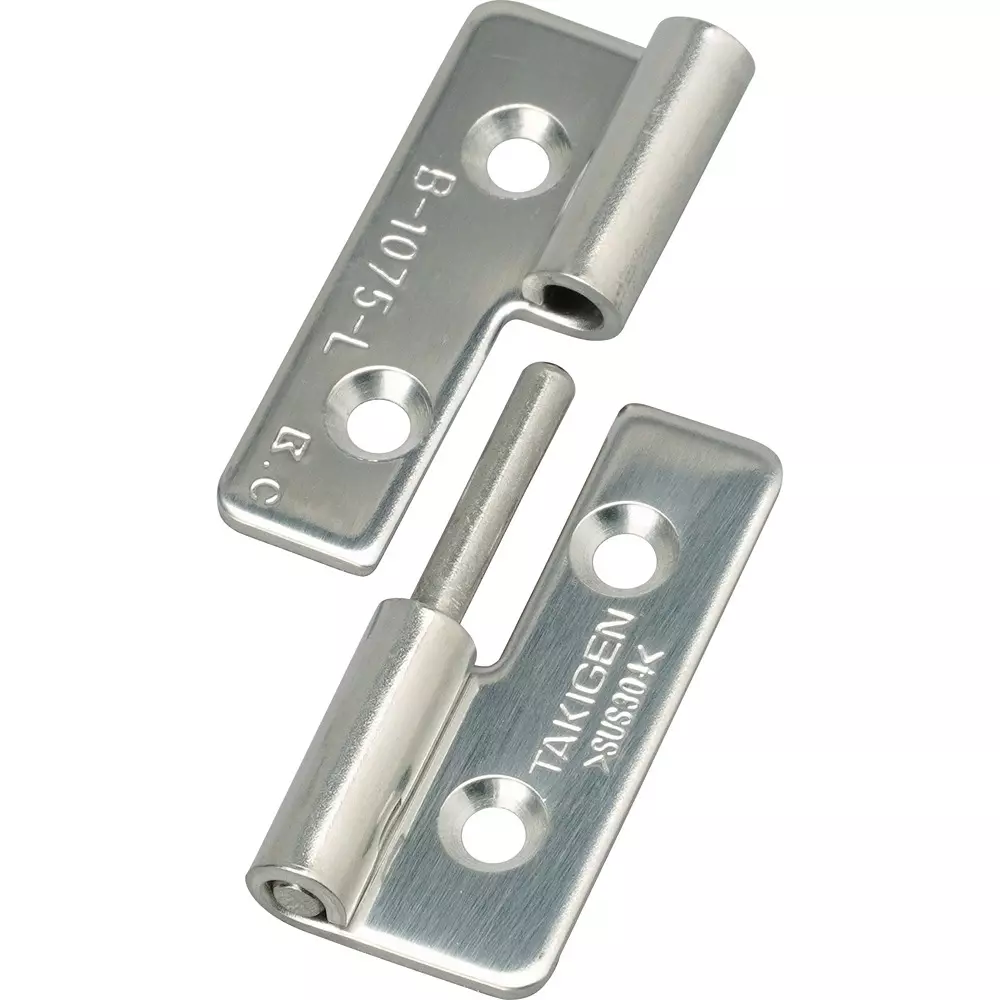 TAKIGEN Stainless Steel Insertion Hinge (L40 X W30 X T1.5) With Hole, B-1075-L