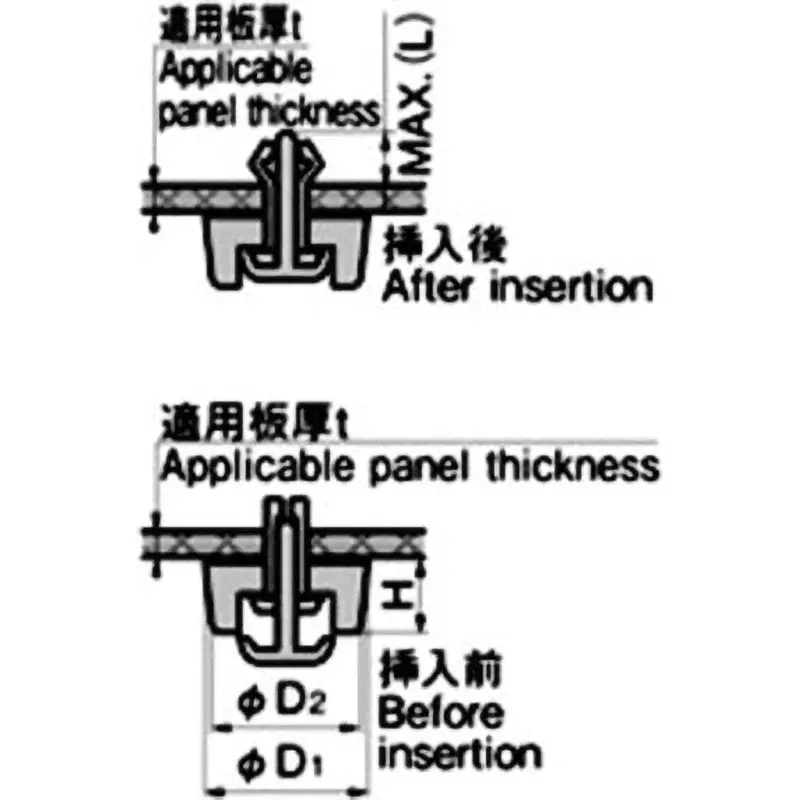 TAKIGEN Case Leg Resin Type (Φ15 X H9) Elastomer Styrene, CP-30-FF-10