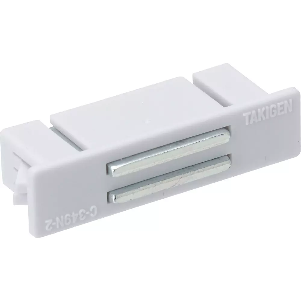 TAKIGEN Embedded Magnet Catch White 29 N Attracting Force, C-349N-2 (main unit only)