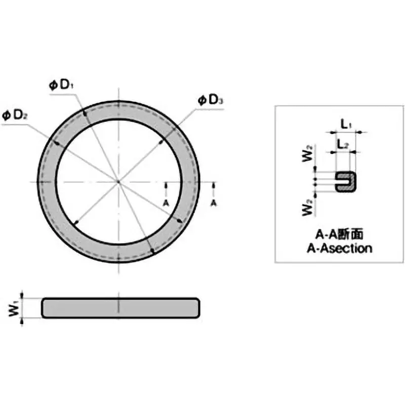 takigen-adjuster-rubber-pad-outer-diameter-79-ethylene-propylene-rubber-epdm-kc-275-rp-1