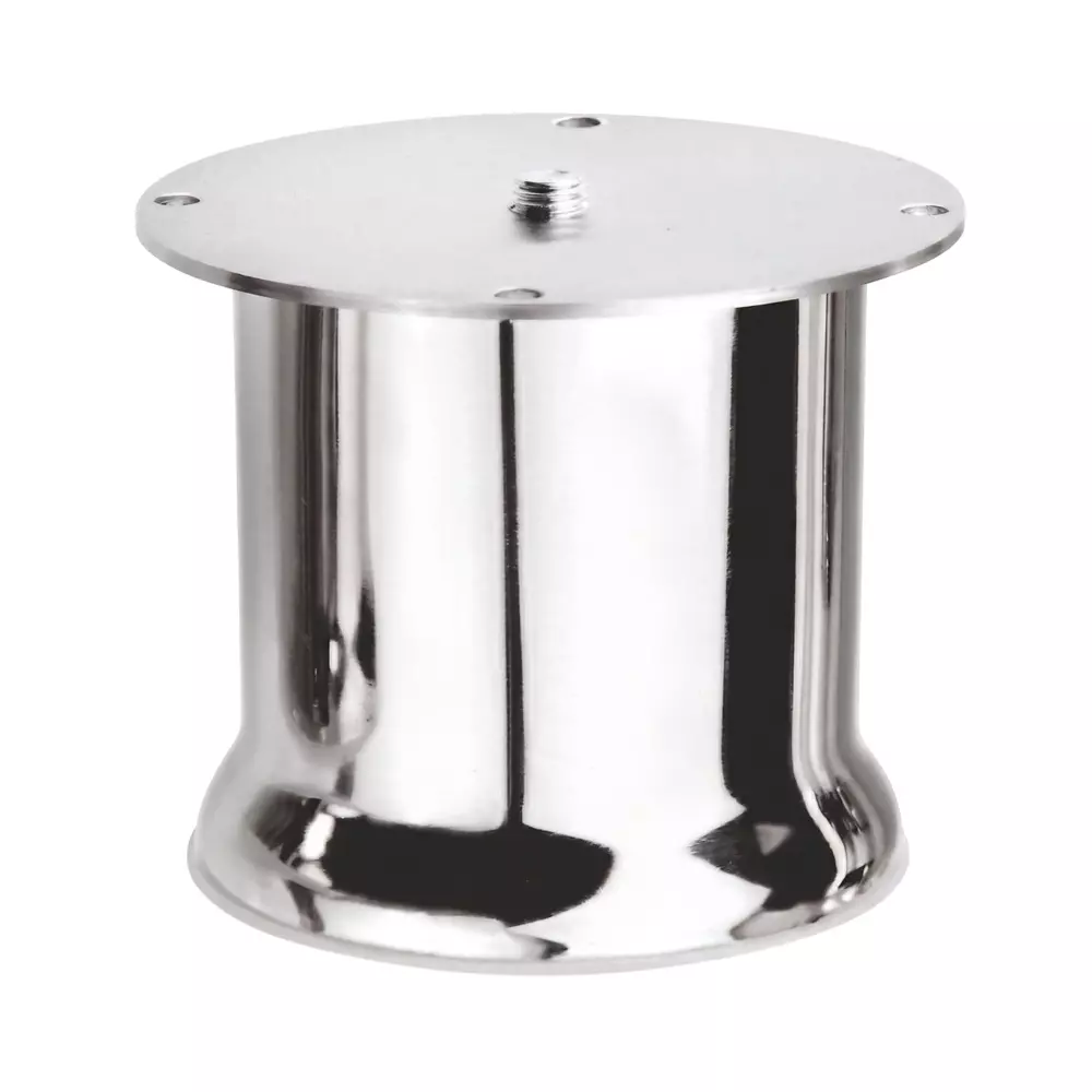 Paras DOOM Sofa Leg Round Shape 10.16 cm (4 inch) Height Chrome Plated (C.P) Finish, NO. 50