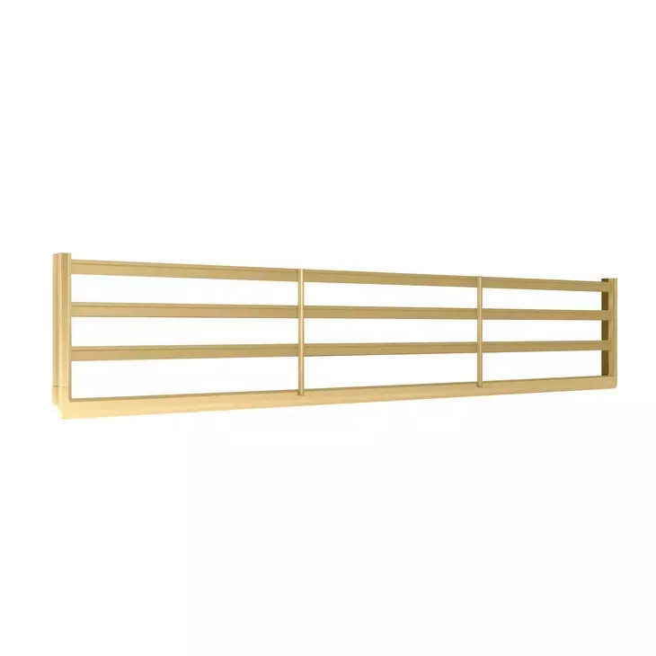 Hafele Ventilation Grill Gold 65x391x12.5 mm, 571.83.800