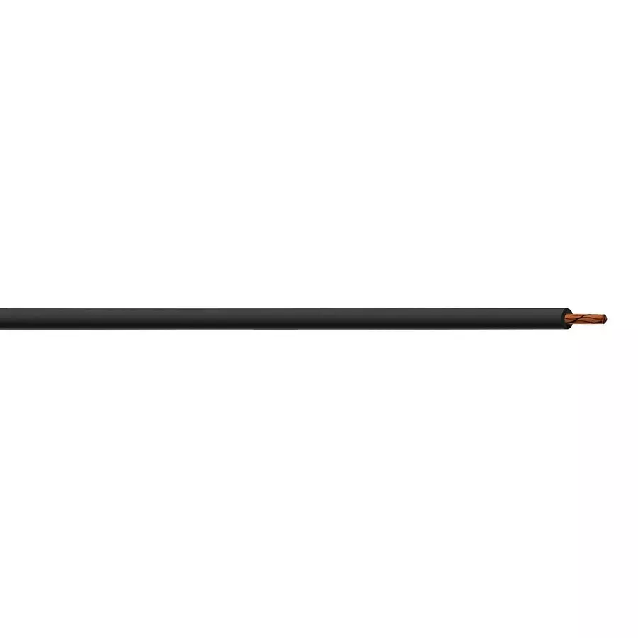 Staubli HOOK-UP WIRE, 1MM2, BLACK, 5M, 600V, 61.7554-999-21 (Pack of 5)