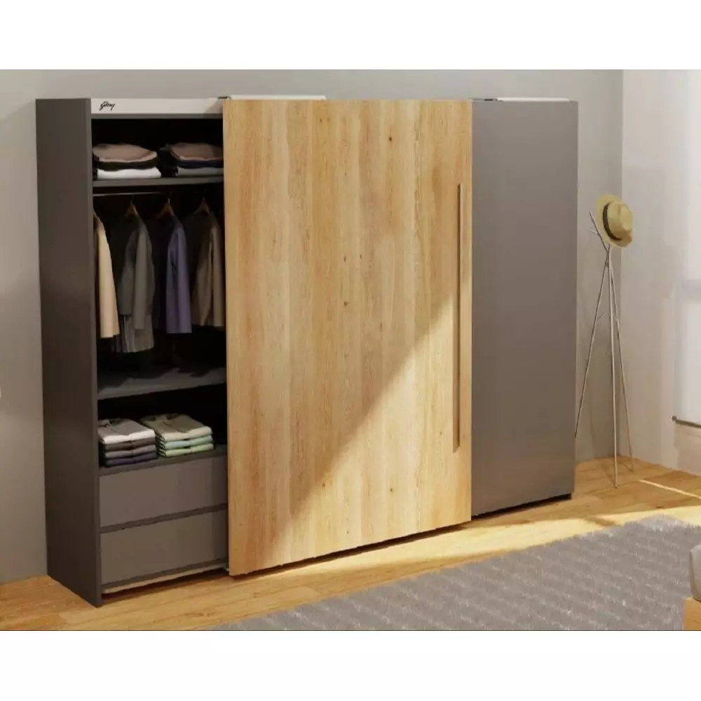 Godrej Sliding Wardrobe Rail Hikido Inline 2.15 m, 3862