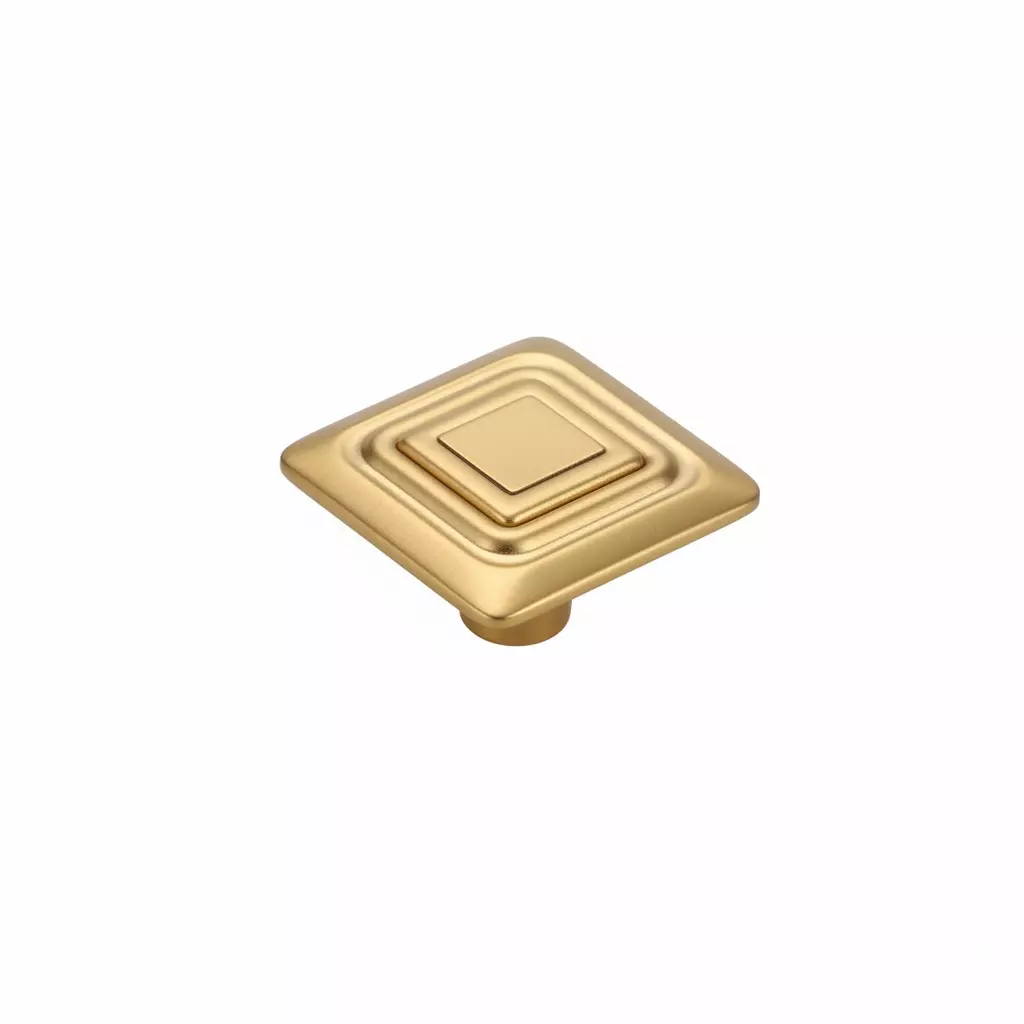 Altitude Drawer Knob Standard Size Metal Body PVD Gold Matt Finish for Home & Office Furniture, 1439