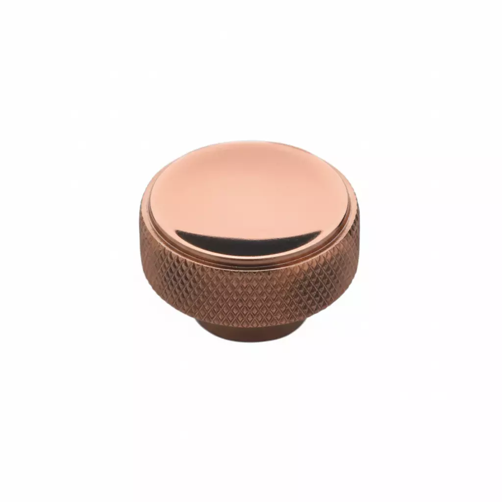 Altitude Drawer Knob Big Size Metal Body PVD R.Gold Finish for Home & Office Furniture, 3540
