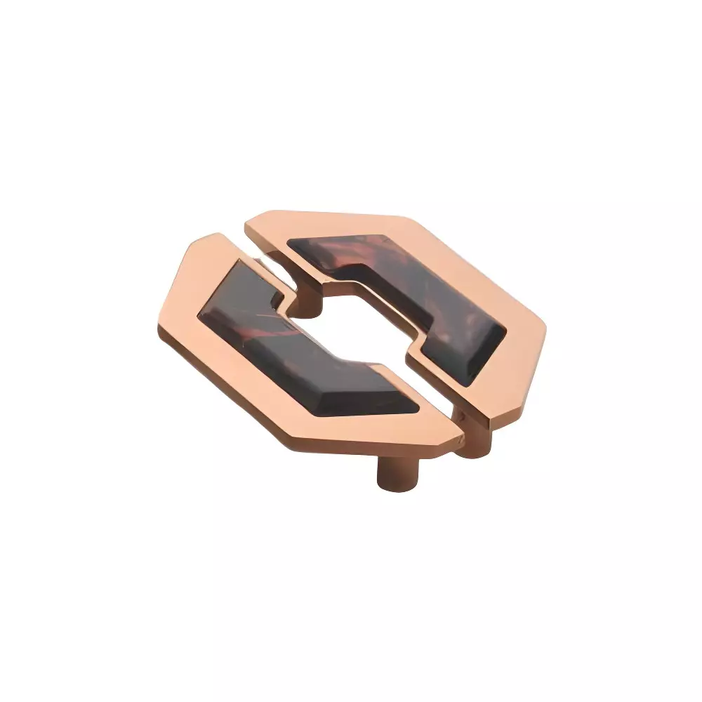 Altitude Glass Door Handle Size 160 mm in Metal Body PVD RG/D.Copper Finish for Residential & Commercial Space,1204