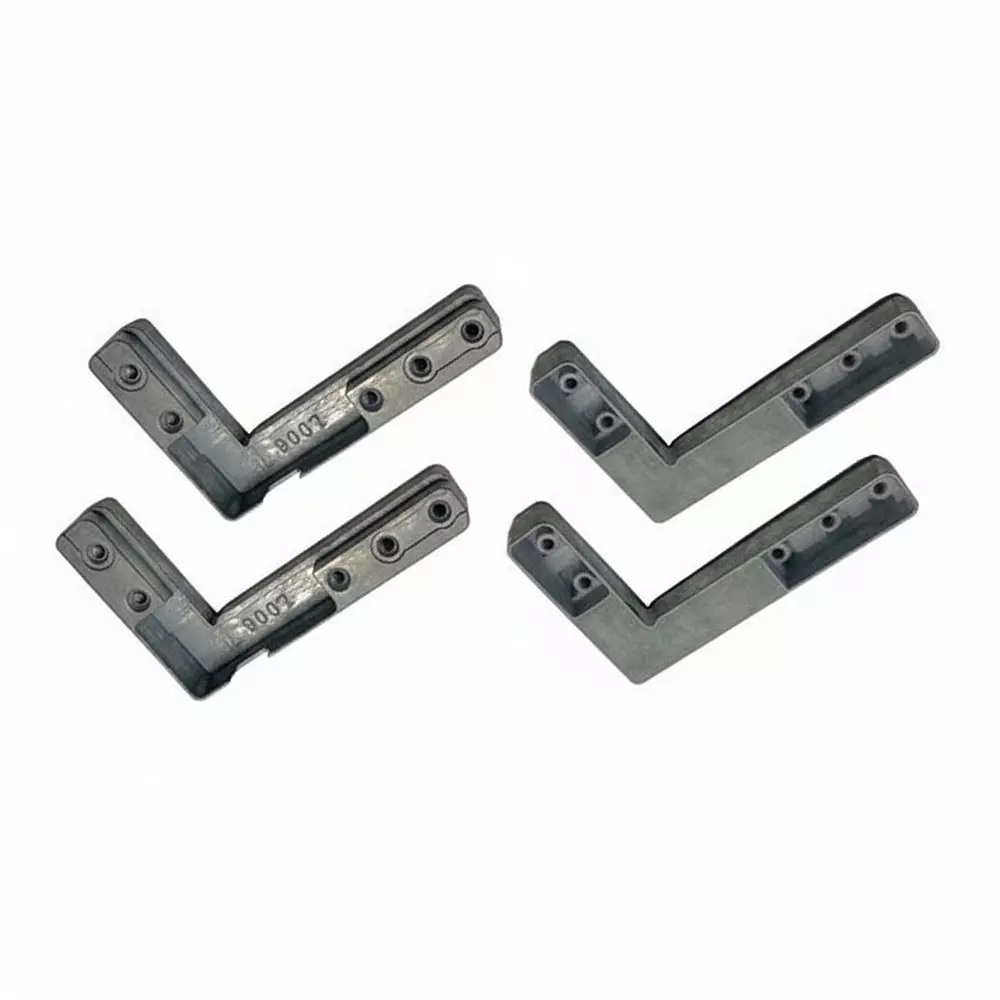 Ebco L Connectors for Recessed Hinge 35,, Zinc White Finish Aluminium Body, RH35-LC1 (Set of 2)