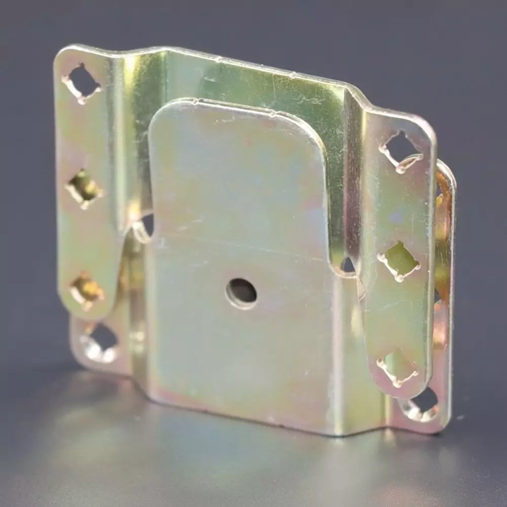 Ebco Sofa Connector Zinc Yellow Finish, Size 76 x 64 x 2 mm, SOC1 (Set of 2)