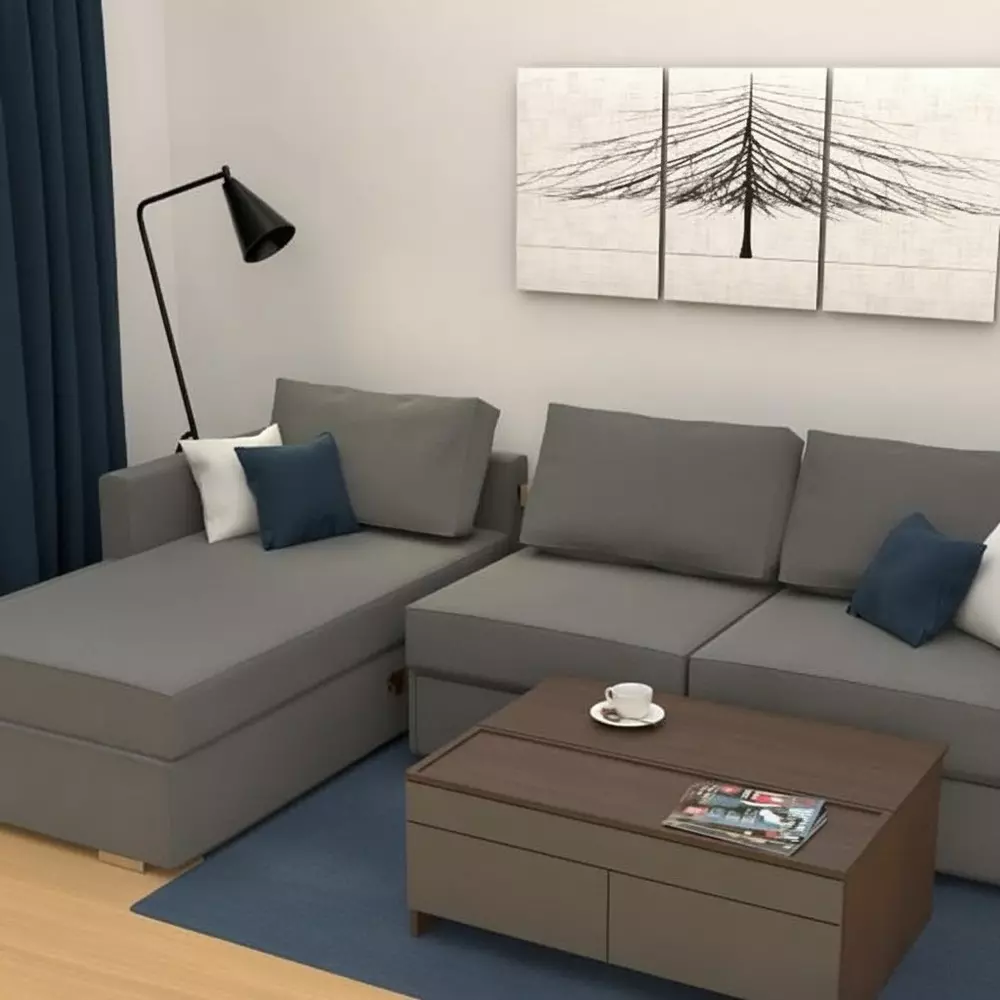 Ebco Sofa Connector Zinc Yellow Finish, Size 76 x 64 x 2 mm, SOC1 (Set of 2)