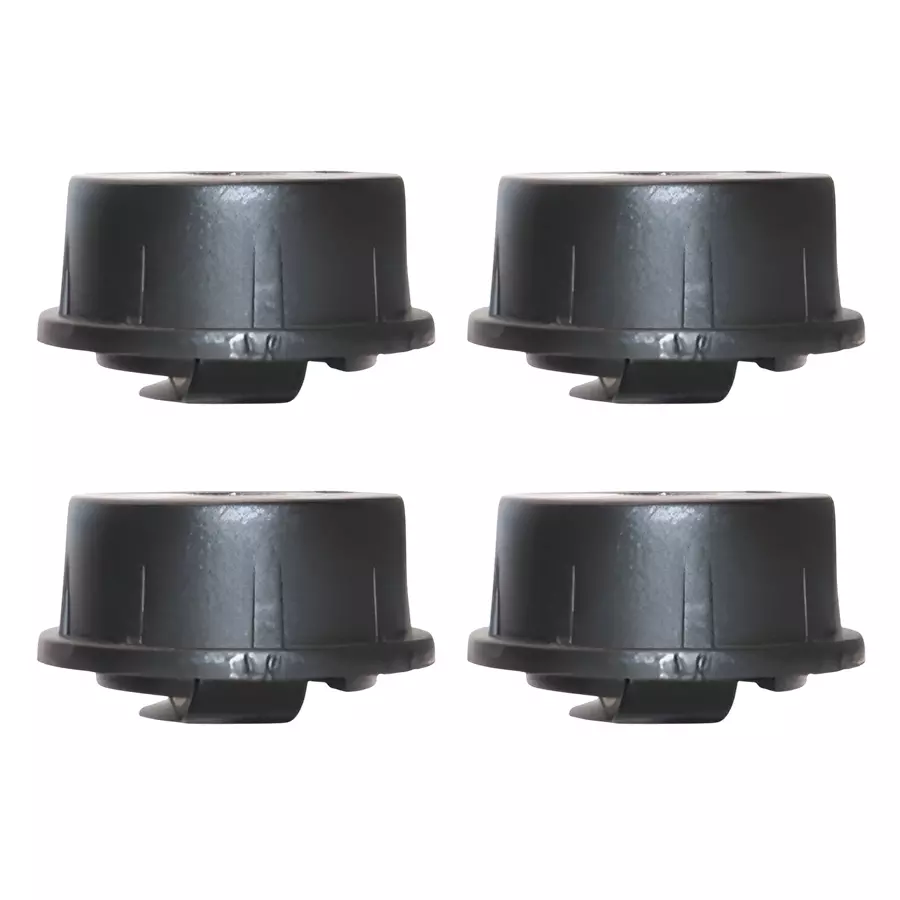 Ebco Pedestal Castor Recessed Black Finish, Size 35 mm for Furniture, PCR35 (Set of 4)