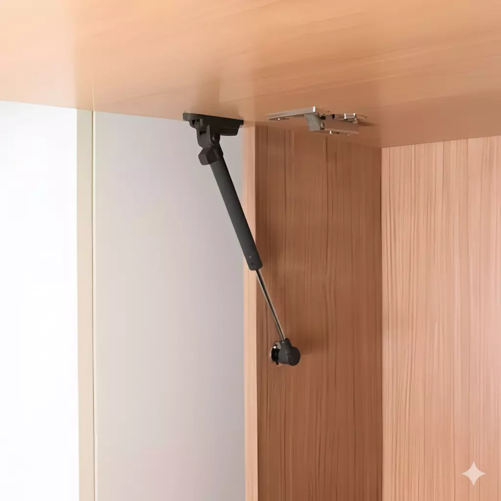 Ebco Pro-Lift Soft Close Anthracite Finish and 80 N Force for Overhead Cabinets, PLC-08-SC (Pack of 1 Pair)