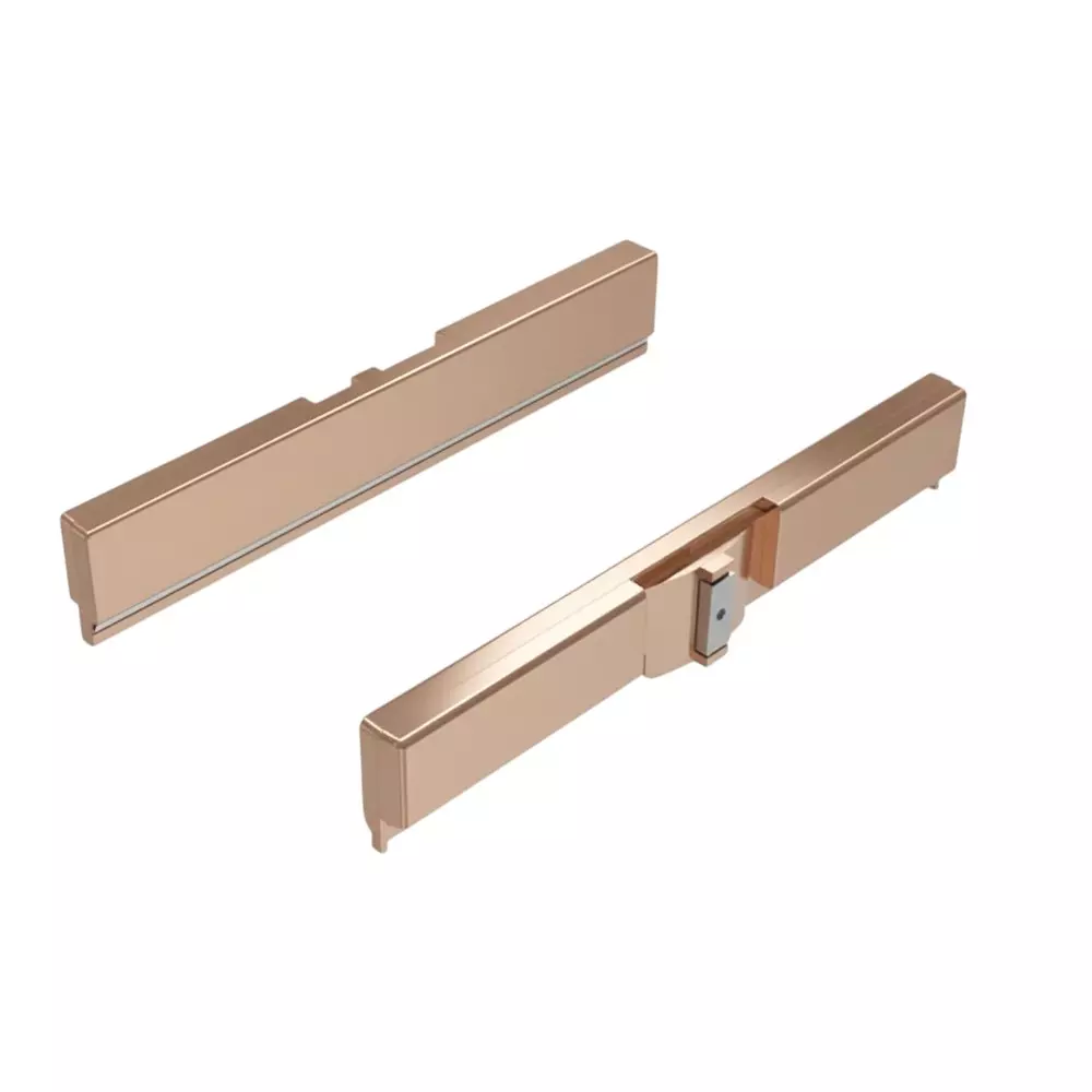 Ebco Concealed Slide Adaptor Special Finish and 400/450 mm Size for Pole Shelving System, PPDS-CSA (Set of 2)