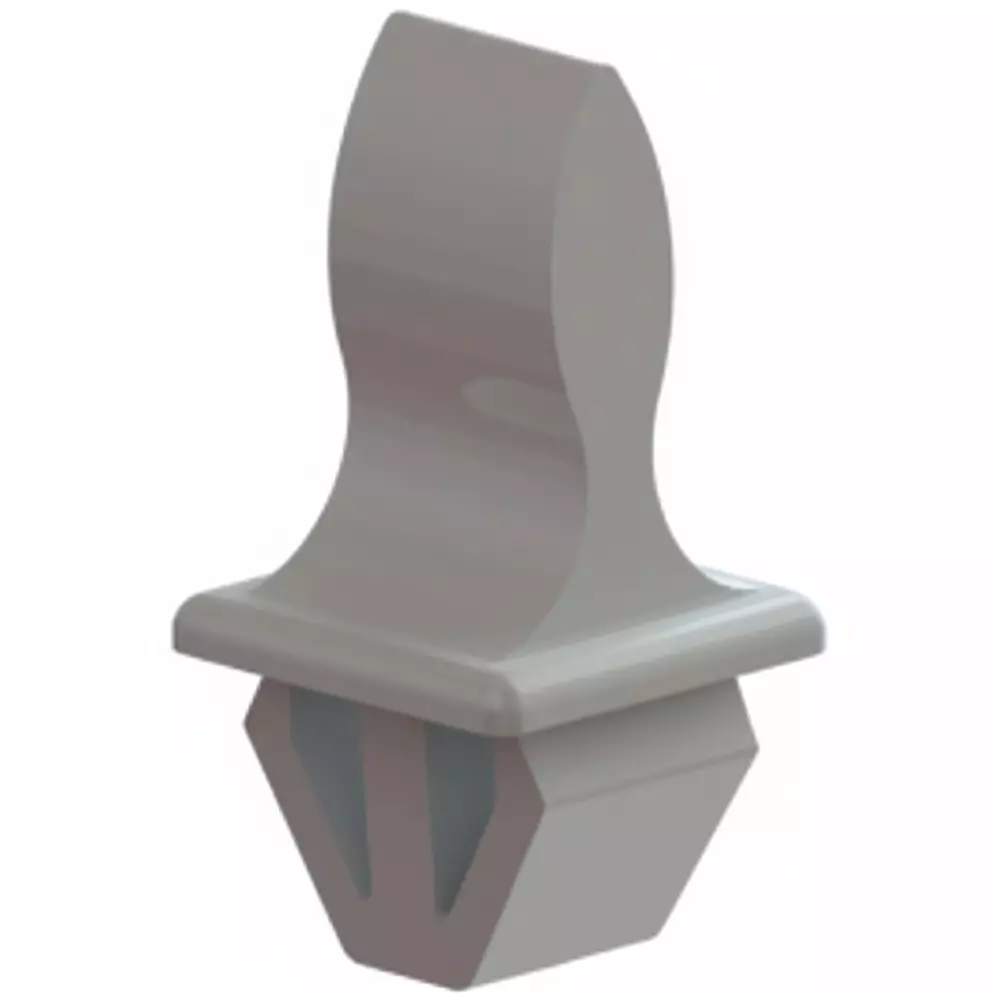 ESSENTRA COMPONENTS Panel Striker Acetal 10.7 mm Width Natural, DCS-1