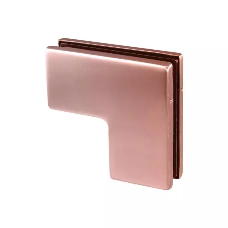 OZONE Over Panel Side Panel Connector Aluminium Alloy Base High Grade SS 304 Cover Rose-Gold M-PVD Finish, OPF-610 STD ROSE-GOLD M-PVD