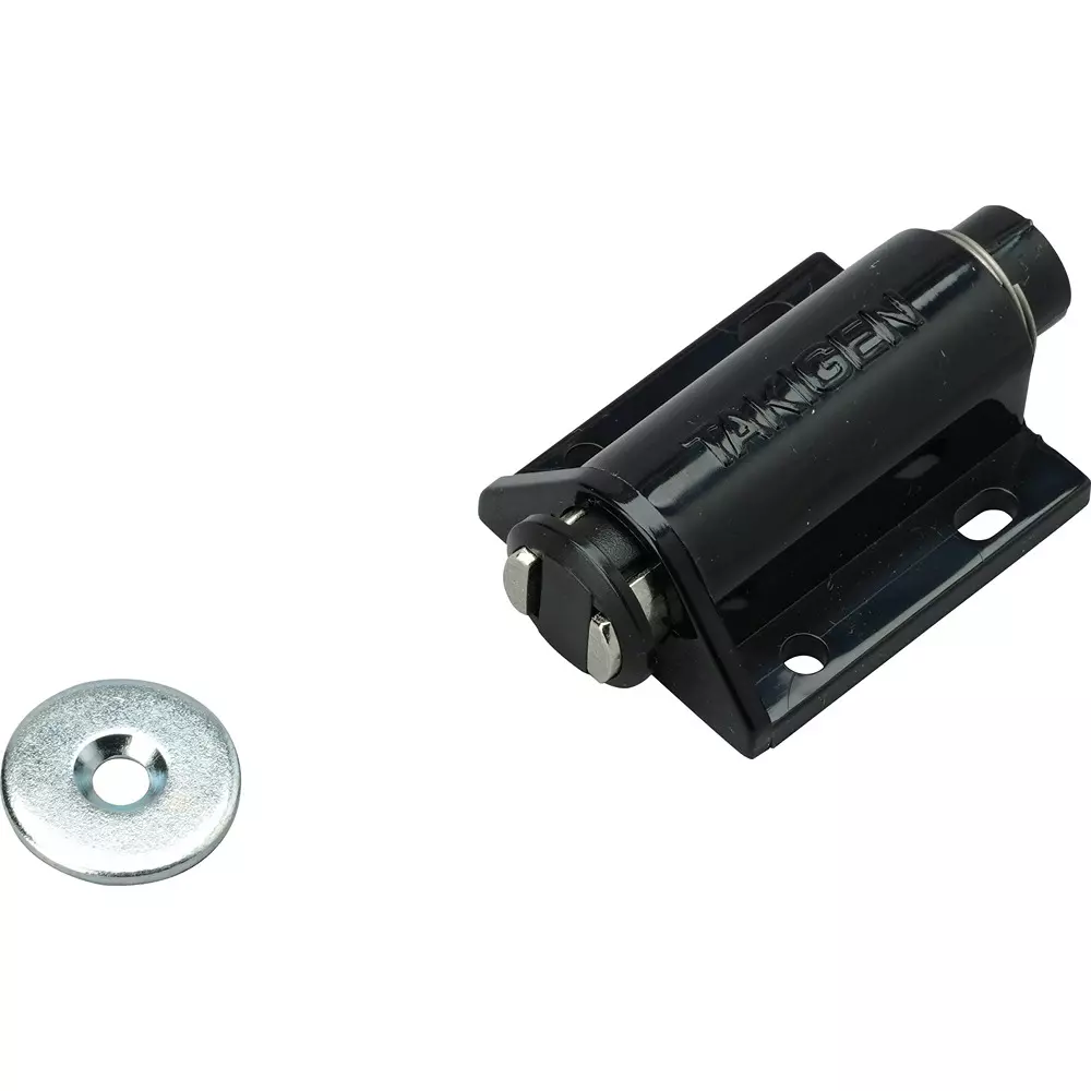 TAKIGEN Round One-Touch Open Catch Ferrite & Cold rolled Steel Plate (SPCC), C-107-1