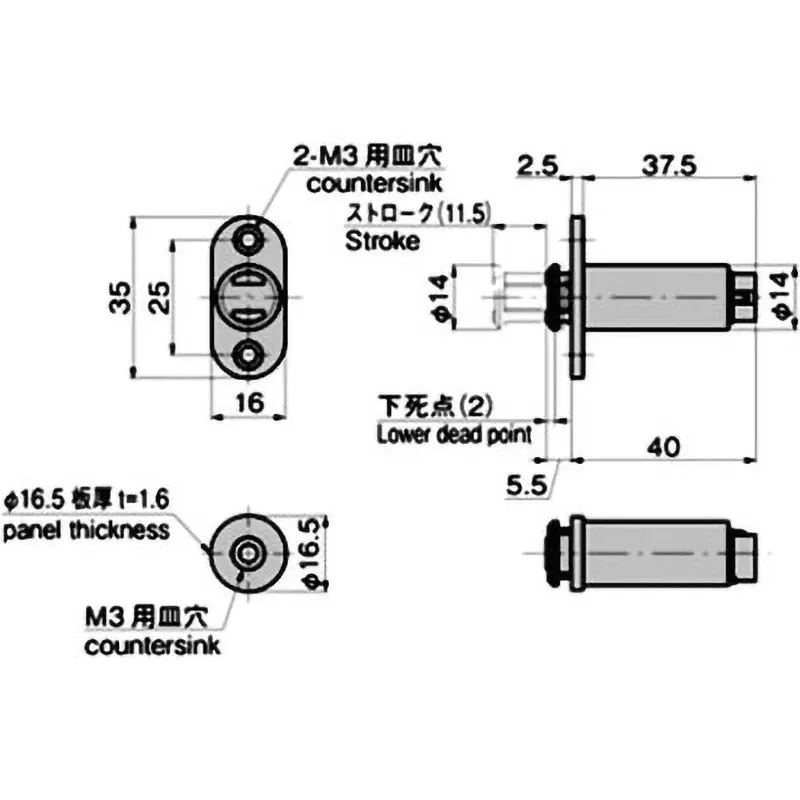 takigen-round-one-touch-open-catch-ferrite-cold-rolled-steel-plate-spcc-c-107-3