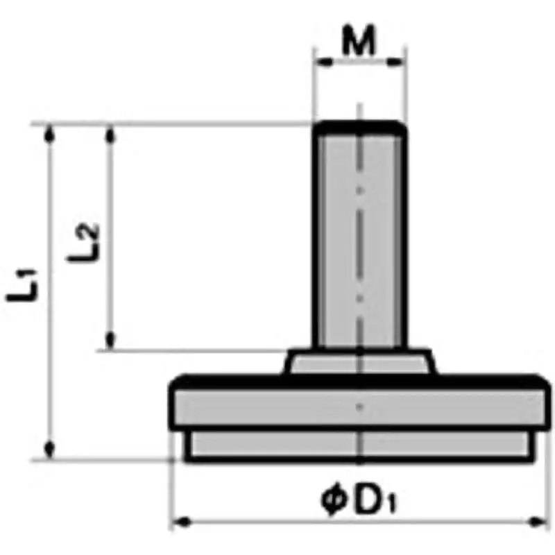 TAKIGEN Level Adjuster (M8 X L2 = 24), KC-270-7