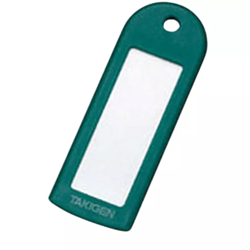 TAKIGEN Key Ring Tag ABS Resin Green, C-511-Green