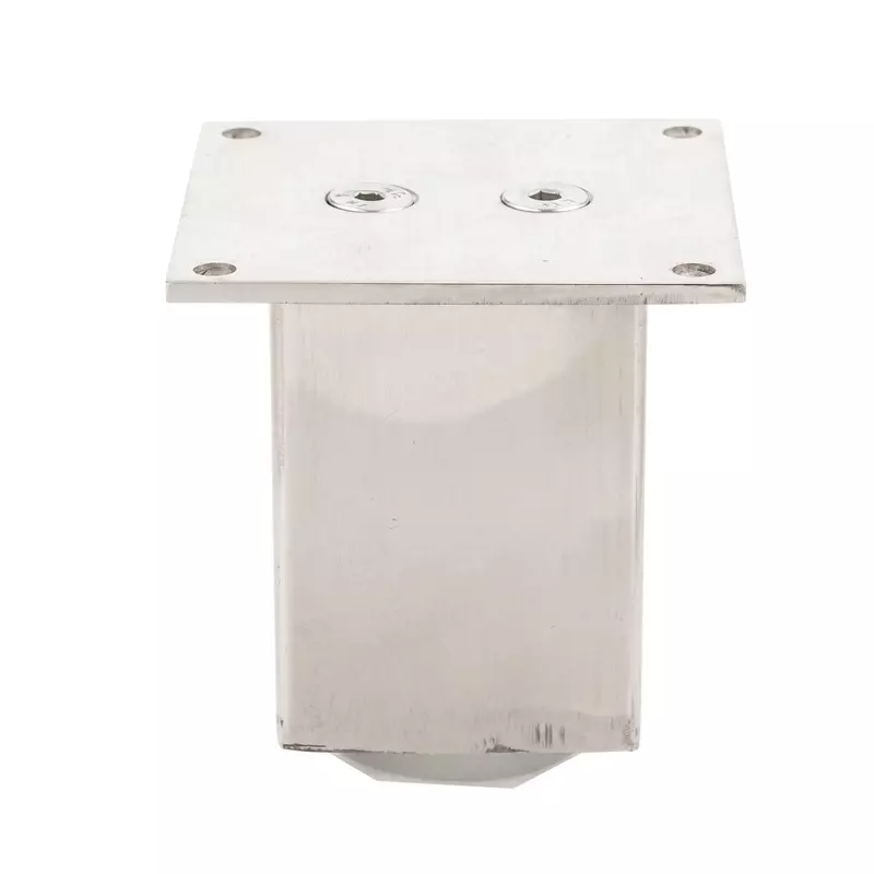 Paras SOLID Sofa Leg Square Shape 15.24 cm (6 inch) Height Chrome Plated (C.P) Finish, NO. 97